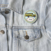 Badge Rond 5 Cm School Bus (En situation)