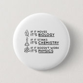 Badge Rond 5 Cm Science (Devant)