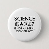 Badge Rond 5 Cm Science (Devant)