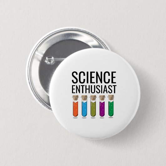 Badge Rond 5 Cm Science (Devant & derrière)