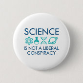 Badge Rond 5 Cm Science (Devant)