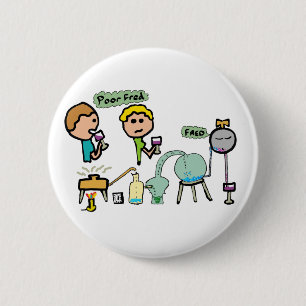 Badge Rond 5 Cm Science amusante