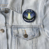 Badge Rond 5 Cm Science-fiction (En situation)