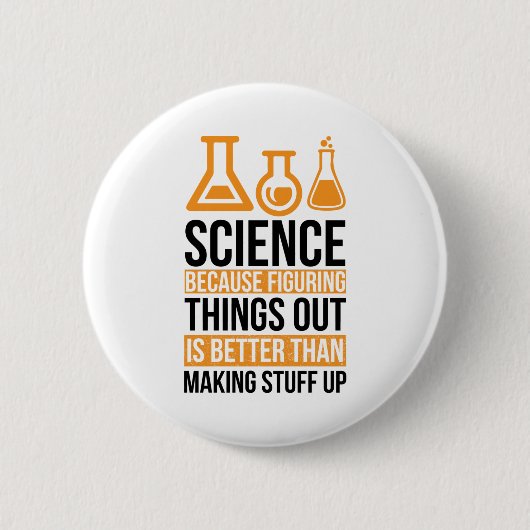 Badge Rond 5 Cm Science Lab laboratory technician Scientist (Devant)