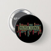 Badge Rond 5 Cm Science politique (Devant & derrière)