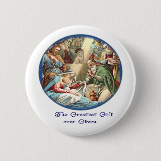 Badge Rond 5 Cm Sciences de la Nativité (Devant)