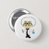 Badge Rond 5 Cm Scientifique (Devant & derrière)