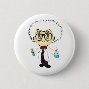 Badge Rond 5 Cm Scientifique