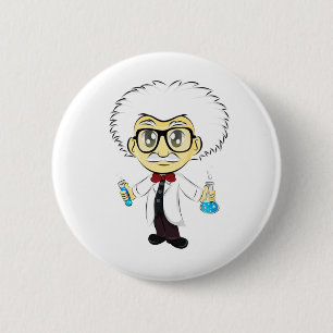 Badge Rond 5 Cm Scientifique