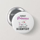 Badge Rond 5 Cm scientifique-blanc (Devant & derrière)