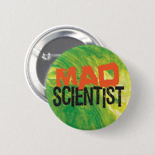 Badge Rond 5 Cm Scientifique Mad