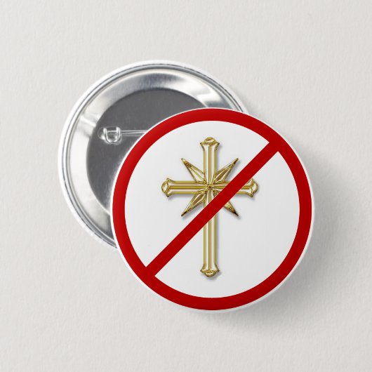 Badge Rond 5 Cm Scientology - dites non (Devant & derrière)