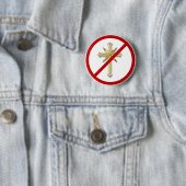 Badge Rond 5 Cm Scientology - dites non (En situation)