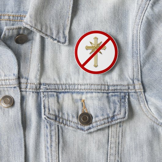 Badge Rond 5 Cm Scientology - dites non (En situation)