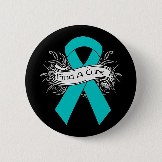 Badge Rond 5 Cm Scleroderma Trouver Un Ruban Cure (Devant)