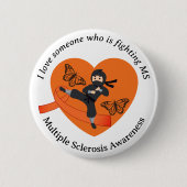 Badge Rond 5 Cm Sclérose en plaques (Devant)