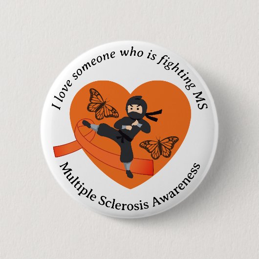 Badge Rond 5 Cm Sclérose en plaques (Devant)