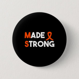 Badge Rond 5 Cm Sclérose Faite Et Forte Sensibilisation À L'Esc Or