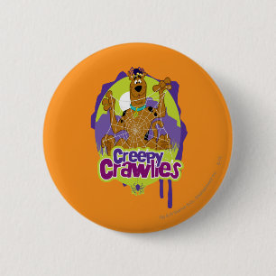Badge Rond 5 Cm Scooby-Doo Crawlies déplaisant