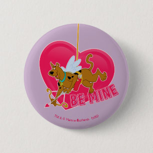 Badge Rond 5 Cm Scooby-Doo Cupid - Soyez mien