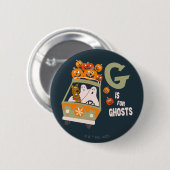 Badge Rond 5 Cm Scooby-Doo | G est pour Ghosts (Devant & derrière)