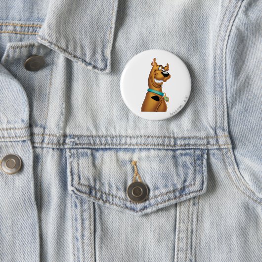 Badge Rond 5 Cm Scooby-Doo Grin (En situation)
