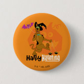 Badge Rond 5 Cm Scooby-Doo | Happy Hauning (Devant)