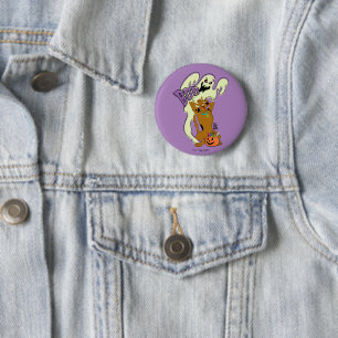 Badge Rond 5 Cm Scooby-Doo   Scooby-Doo Boo