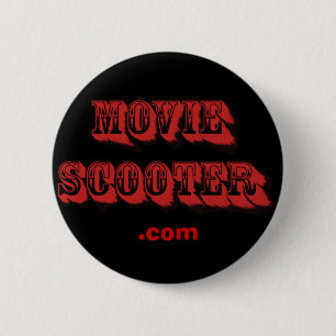 Badge Rond 5 Cm Scooter de bouton