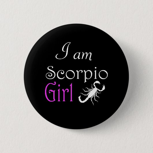Badge Rond 5 Cm Scorpio (Devant)
