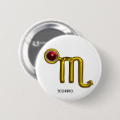 BADGE ROND 5 CM SCORPIO (Devant & derrière)