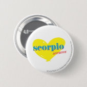 Badge Rond 5 Cm Scorpio 3 (Devant & derrière)