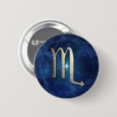 Badge Rond 5 Cm Scorpion (Devant & derrière)