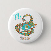 Badge Rond 5 Cm Scorpion doux (Devant)