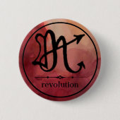 Badge Rond 5 Cm Scorpittarius (Devant)