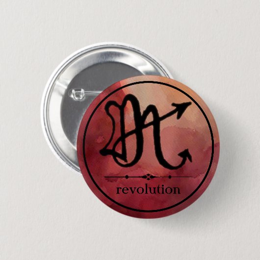 Badge Rond 5 Cm Scorpittarius (Devant & derrière)