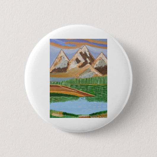 Badge Rond 5 Cm Scottish Highlands 3 (Devant)
