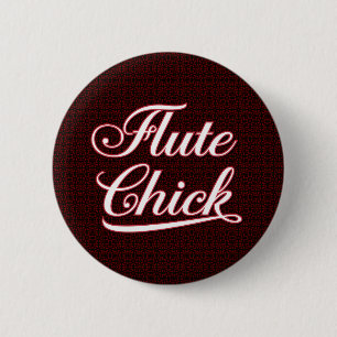 Badge Rond 5 Cm Script blanc de poussette