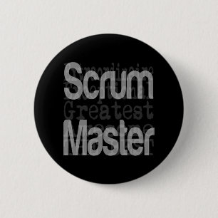 Badge Rond 5 Cm Scrum Master Extraordinaire
