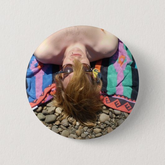 Badge Rond 5 Cm Se baigner de Sun (Devant)