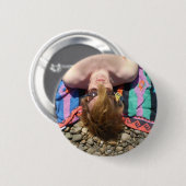 Badge Rond 5 Cm Se baigner de Sun (Devant & derrière)