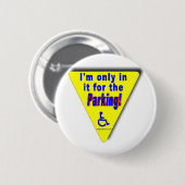 Badge Rond 5 Cm se garer (Devant & derrière)