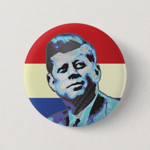 Badge Rond 5 Cm Se rappeler John F. Kennedy