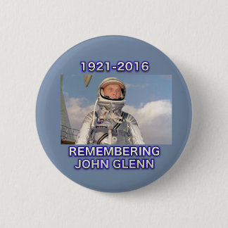 Badge Rond 5 Cm Se rappeler le bouton de John Glenn