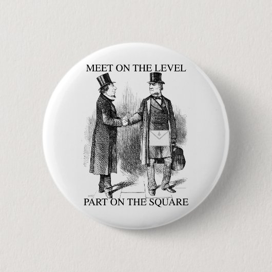Badge Rond 5 Cm Se réunir de maçons (Devant)