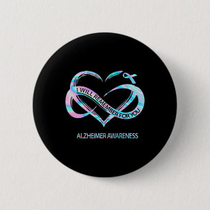 Badge Rond 5 Cm Se Souviendra Pour Vous Alzheimerheimer Sensibilis