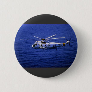 Badge Rond 5 Cm Sea King SH-3H