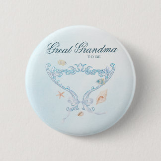 Badge Rond 5 Cm Sea You Soon Grande Mère à Venir Baby Shower