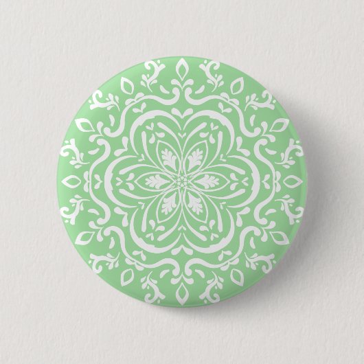 Badge Rond 5 Cm Seafoam Mandala (Devant)