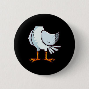 Badge Rond 5 Cm Seagull Amusement Halloween Costume de fête Cospla